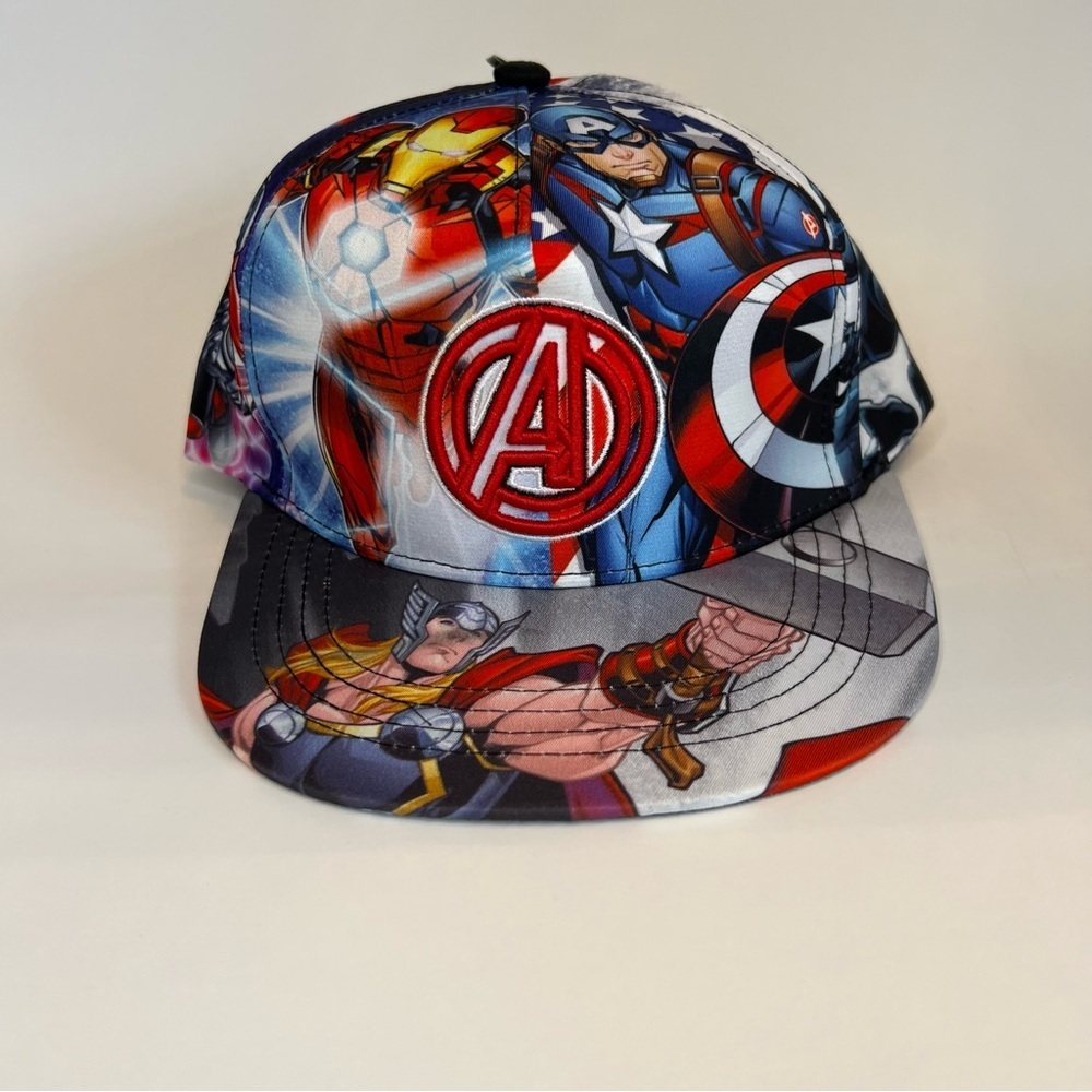 Marvel Red and Blue Avengers Superhero Cap